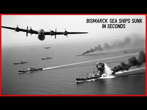 Japanese Pilots Were Shocked — B 24 Crews Used Low Level Skip Bombing to Sink Ships in Seconds
