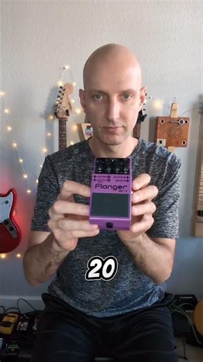 58 SECOND GUITAR PEDAL DEMO: BOSS BF-3 Flanger #guitarpedals #shorts