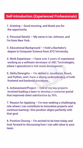 Self Introduction in English ♥️ #reels #motivational #selfintroduction #fbreels #education | Learn with Ishani