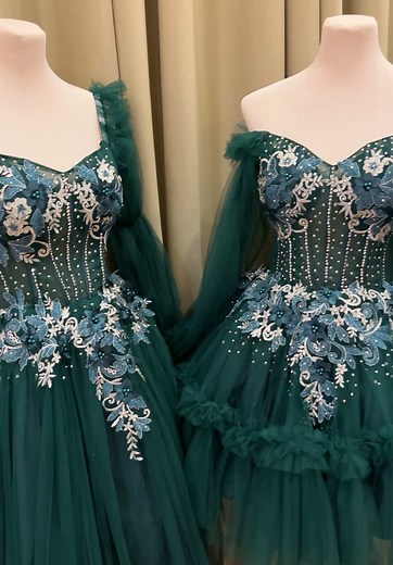 Stunning Emerald Green Fairy Dress for Your Prom