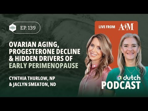 Ovarian Aging, Progesterone Decline & Early Perimenopause, With Cynthia Thurlow | The DUTCH Test