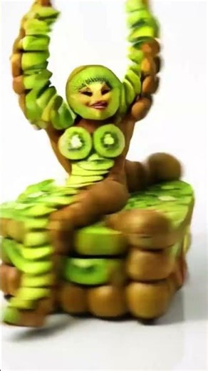 Kiwi Devil | Funny Fruit Monster Character