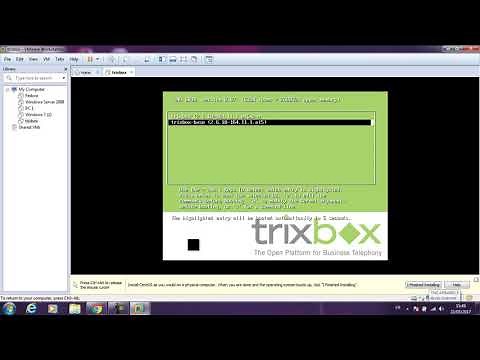 intallation et configuration de trixbox