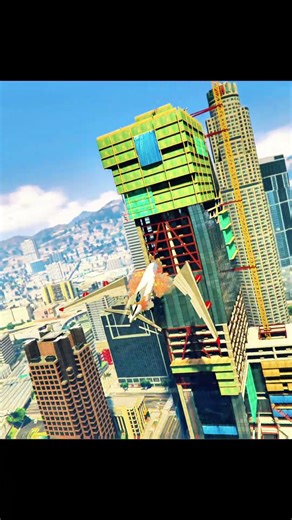 Kya hoga Agar sare plane building se takraye tab #gta5 #gtamyths #shorts ‪@TechnoGamerzOfficial‬