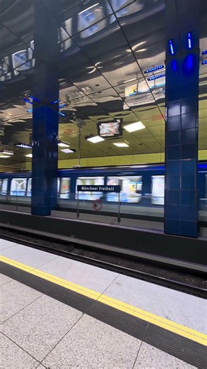 U-bahn Munich Metro Train system #ubahn #train #metro #münchen