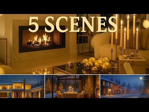 5 Luxury Christmas Scenes in 4K