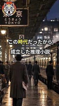 この時代だったから成立した推理小説『点と線』｜A Mystery That Could Only Exist in Its Time