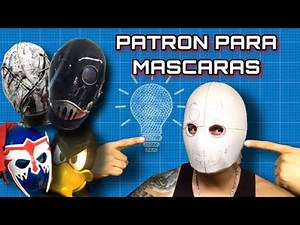 PATTERN FOR MAKING FOAMY MASKS (EVA RUBBER)