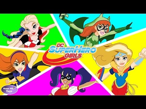DC SuperHero Girls Color Swap Transforms Poison Ivy Batgirl Supergirl Harley Quinn Wonder Woman