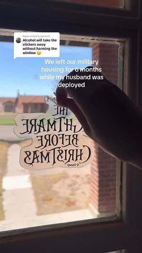 Replying to @Sam removing window stickers that are stuck on #cleantok #cleaningvideos #cleaningmotivation #cleaningtips #cleaninghacks