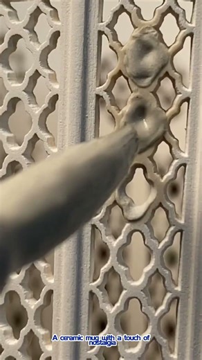 A ceramic mug with a touch of nostalgia