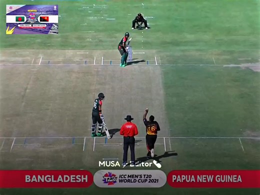 Bangladesh vs Papua New Guinea 2021 T20 World Cup Highlights