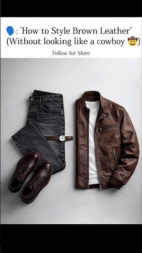 🗣️ Men's Brown Jacket Ultimate Guide | Fashion Ideas 2026💯#fashion #ytshorts