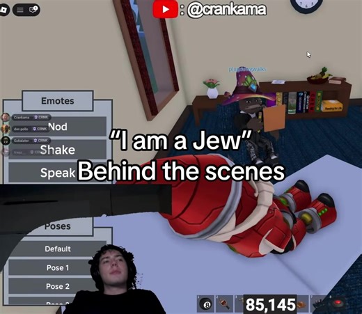Bruce moose made history 😳 #crankama #ohbabyilovemoney #iamajew #roblox #fyp