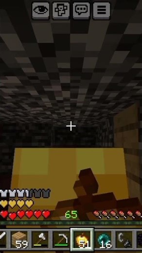 How to going in nether roof #minecraft #minecraftshorts #shorts