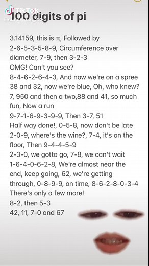 Learn the First 100 Digits of Pi: ASAPscience Lyrics