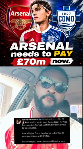 Nico Paz transfer: Arsenal can sign after Real Madrid buy-back