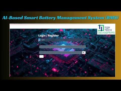 AI-Based Smart Battery Management System (BMS)