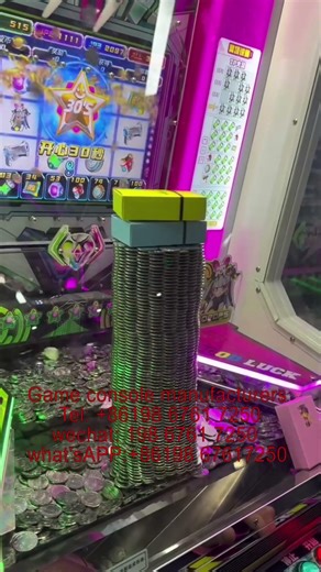 Coin pusher tower game machine, stack coin pusher tower game machine manufacturer export custom made