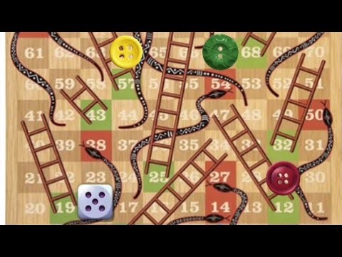 Snakes and ladders | classic ludo game | snake ladder 🐍 | gaming | snakes and ladders game play