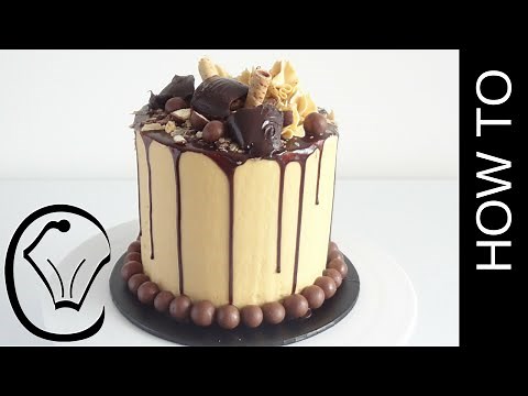 How To Make A Tall Choc Caramel Drip Cake by Cupcake Savvy's Kitchen