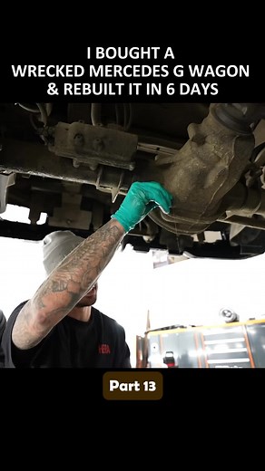 Rebuilding a Wrecked Mercedes G Wagon in Just 6 Days