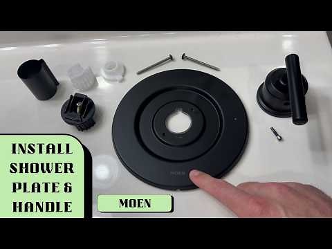 How to Replace Shower Faucet Trim Plate and Handle [Moen]