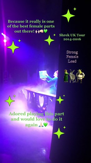 Princess Fiona Musical Theatre Performance in Shrek UK Tour