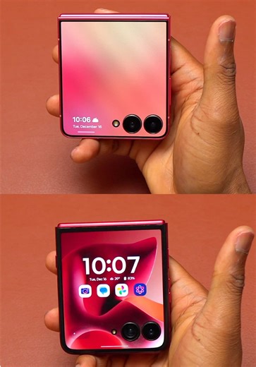 Galaxy Z Flip 7 vs Razr 60 Ultra Cover Screen #galaxyzflip7 #razr60ultra #fyp #fypシ #samsung