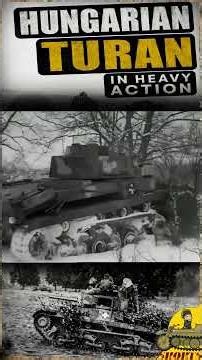 Rare Hungarian Turán in Heavy action #history #military #ww2 #army