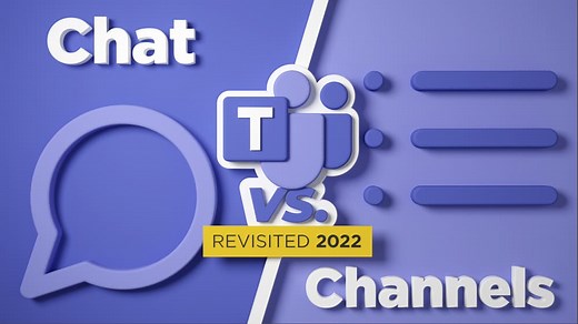Microsoft Teams Chat vs. Channels - Microsoft 365 Insights by Bulb Digital