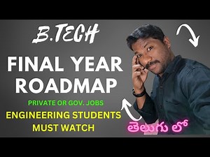 BTech Final Year Roadmap: Secure High-Paying Jobs & Govt Opportunities After Engineering || #btech