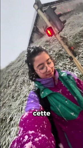 She Filmed the Perfect Snowflake! 🤩❄️