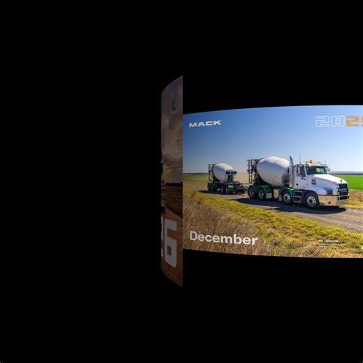 Tough, iconic, and ready for 2026 - grab your Mack Calendar today ➡️ https://bit.ly/44in8Rr | Mack Trucks Australia