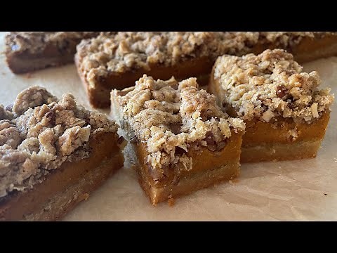 How to Make Pumpkin Bars with Pecan Streusel | Daphne Oz
