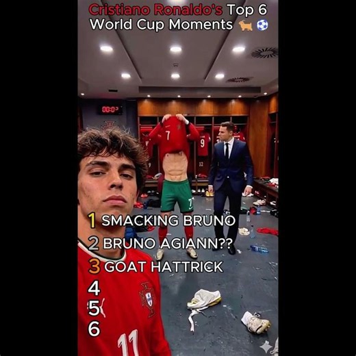Cristiano Ronaldo's Top 6 World Cup Moments 🐐⚽