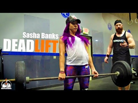 Sasha Banks Deadlift (AND CRUNCH!)
