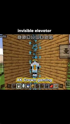 invisible elevator #minecraft #viral