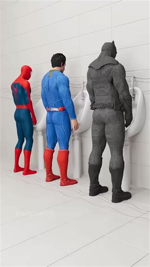 Superman vs Batman vs Spiderman Challenge: Cartoon Fun
