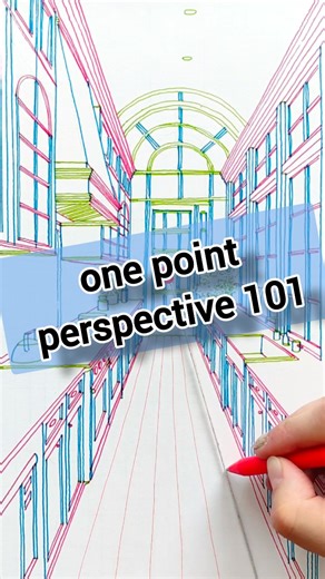 Rob B on Instagram: "Last post of 2025! Happy 2026!!! Comment your new year's resolutions... #art #perspective #drawing #tutorial #learn"