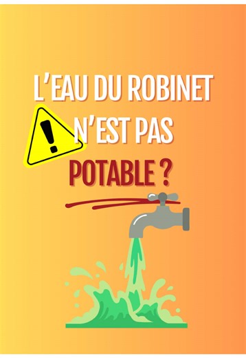 🚰 Attention : l’eau chaude du robinet n’est pas faite pour être consommée. Peu de gens le savent, mais boire ou utiliser directement l’eau chaude du robinet peut poser un risque pour la santé. Pourquoi ? 👉 l’eau chaude dissout plus facilement les métaux lourds présents dans les canalisations 👉 elle peut contenir des résidus de plomb, cuivre ou nickel 👉 elle peut aussi favoriser le développement de bactéries dans certains réseaux ❌ Résultat : ce n’est pas une eau potable au sens sanitaire. 💡