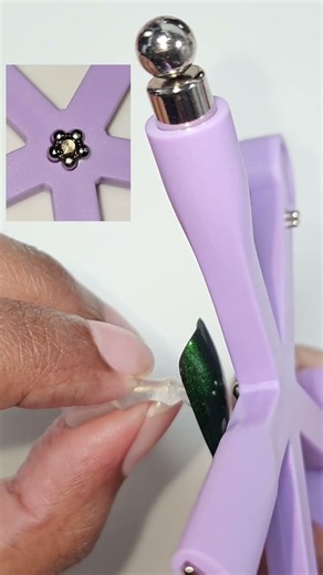 Different shapes of cateye in 1 tool 🔧 #pressonnails #nailtutorial #cateyegel #nailart #nailinspo