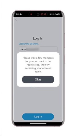 How To Reactivate Snapchat Account