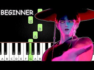 Kpop Demon Hunters - Your Idol (Saja Boys) Beginner Piano Tutorial