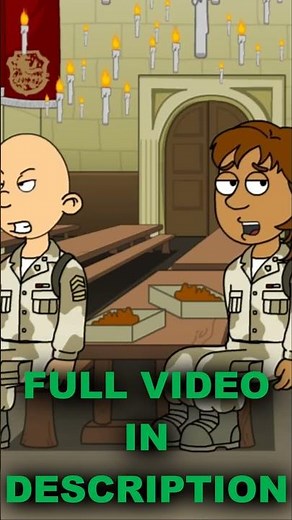 Caillou Meets Miss Martin In Military School #shorts #caillou #caillougetsgrounded