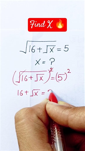 Find X 🔥 #maths