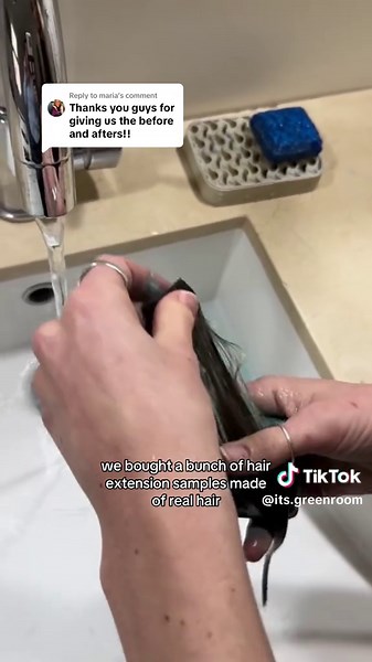 Green Shampoo Results for Brunette Hair Care