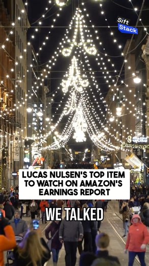 All eyes are on Amazon tomorrow as it reports its 2025 holiday results after the bell. Analysts expect a solid quarter with revenue projected to hit a record $211.6 billion, potentially pushing Amazon past $700 billion in annual revenue for the first time in history. What are you looking out for on this upcoming Amazon earnings? #AmazonEarnings #HolidayShopping #StockMarket #Investing #SiftStack | Sift Stack