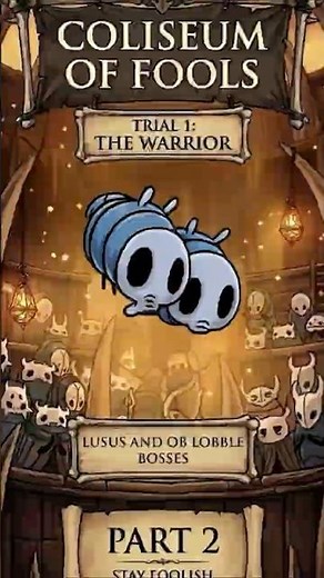 Hollow Knight: Coliseum of Fools OBLOBBLES Boss Fight | Trial 2 #hollowknight #gamingshorts