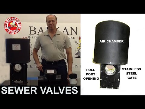 Sewer Gate Valve Prevents Basement Flooding